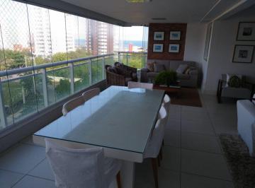 Apartamento de 3 quartos, Salvador · Apartamento mobiliado, 3 suítes, varanda vista mar, 145m², aluguel na Colina A/ Patamares