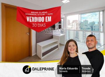 Apartamento de 1 quarto, Águas Claras · RESIDENCIAL LE CLUB - RUA 33 SUL - 36M² - 1 QUARTO - 1 VAGA - ANDAR ALTO - VISTA LIVRE - LAZER