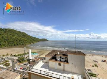 Apartamento · 216m² · 3 Quartos · 4 Vagas · Cobertura com 3 dormitórios para alugar, 216 m² por R$ 10.000,00/mês - Canto do Forte - Praia Grande
