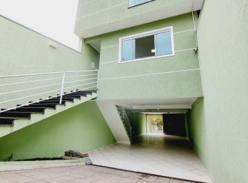 Fachada do imóvel + garagem · Sobrado com 3 dormitórios à venda, 110 m² por R$ 860.000 - Vila Curuçá - Santo André/SP