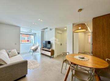 Apartamento · 46m² · 1 Quarto · 1 Vaga · Apartamento de 1 dormitório mobiliado com box/vaga de garagem na Zona Nova de Ca