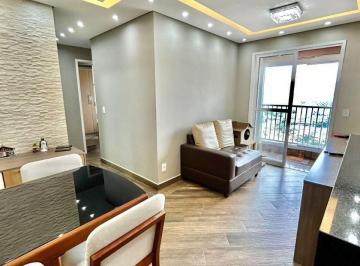 Foto 01 · Apartamento à venda no Edifício Atual: 2 quartos, 1 suíte, 2 banheiros, 3 vagas e 57,86m² no Taboão,