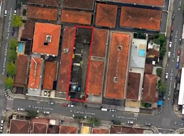 Terreno , Santos · Terreno 500 m² com 10 m frente x 50 m fundos Santos SP Marapé