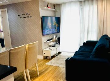 Living · Apartamento 67m² 3 dormitórios 1 vaga - Interlagos