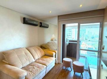 Apartamento · 43m² · 1 Quarto · 1 Vaga · Apartamento 43m² Mobiliado | 1 Dormitório, Varanda Gourmet e 1 vaga – Brooklin