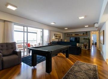 Living · Apartamento à venda mobiliado (porteira fechada) com 198m², 3 quartos (2 suítes)