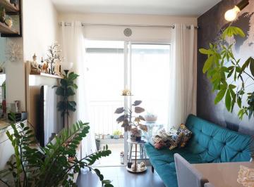 Living · Apartamento 59m² - 2 Dormitórios, 1 banheiro e 1 vaga com varanda - Brás