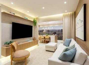 Living · Apartamento 118m² - 3 suítes, 4 banheiros, Varnda Gourmet e 2 vagas - Tatuapé!