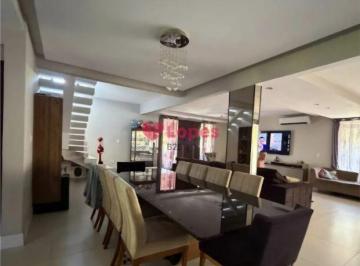 Casa · 400m² · 4 Quartos · 5 Vagas · IMOBILIARIA LOPES B2E VENDE EXCELENTE CASA DUPLEX COM 3 SUITES - ESTILO COLONIAL - CONDOMINIO FECHAD
