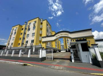Apartamento · 52m² · 2 Quartos · 1 Vaga · Apartamento com 2 dormitórios, vaga de garagem privativa, sacada e elevador em Areias