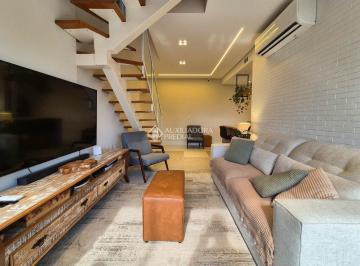 Apartamento · 180m² · 3 Quartos · 2 Vagas · Cobertura Menino Deus , Churrasqueira , Lareira, vaga dupla e elevador