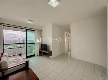 Apartamento · 60m² · 3 Quartos · 1 Vaga · Apartamento para alugar no Edf. Castelo de Renoir, em Boa Viagem – 60m², 3 quartos (2 suítes), com v