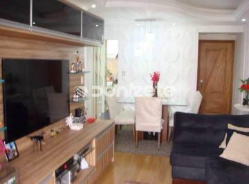 Apartamento · 90m² · 3 Quartos · 2 Vagas · Apartamento 3 dormitórios com 2 vagas à venda em Vila Curuçá, Santo André – mobiliado