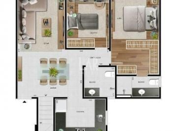 Apartamento · 78m² · 2 Quartos · 2 Vagas · Apartamento à venda, 2 quartos, 1 suíte, 2 vagas, Castelo - Belo Horizonte/MG