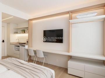 Apartamento · 28m² · 1 Quarto · 1 Vaga · DORMITÓRIO INTEGRADO AO LIVING, CRIANDO AMBIENTE ACONCHEGANTE E VERSÁTIL