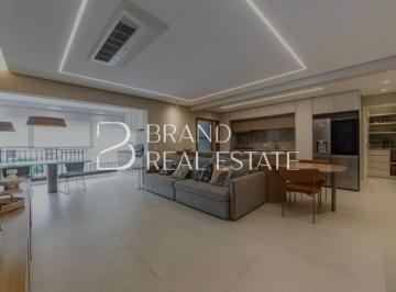 Apartamento · 130m² · 3 Quartos · 2 Vagas · Maravilhoso apartamento no Brooklin com 130m² 3 suítes 2 vagas