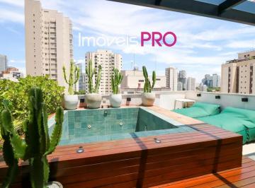 Apartamento · 102m² · 2 Quartos · 1 Vaga · Cobertura Duplex de Luxo à Venda no Brooklin - 102 m² - Jacuzzi e area gorumet