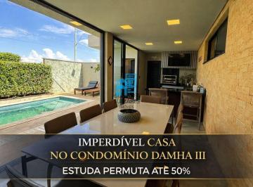 Casa · 243m² · 4 Quartos · 4 Vagas · CONDOMINIO DAMHA III - CASA NO CONDOMÍNIO DAMHA III EM SÃO JOSÉ DO RIO PRETO-3367