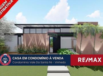 Casa · 325m² · 4 Quartos · 4 Vagas · Casa à Venda em Vinhedo no Condomínio Vale da Santa Fé