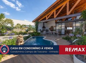 Casa · 350m² · 3 Quartos · 5 Vagas · casa à venda em Vinhedo no condomínio Campo de Toscana