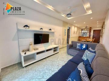 Apartamento · 110m² · 3 Quartos · 2 Vagas · Apartamento com 3 dormitórios para alugar, 110 m² por R$ 5.200,00/mês - Canto do Forte - Praia Grand