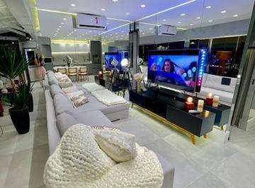 ff28006e95aba20a86b1724eb612c9be2d95e880 · Apartamento Duplex mobiliado e com 2 dormitórios à venda, 108 m² por R$ 2.500.000 - Alphaville - Bar
