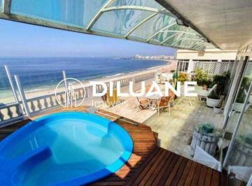 Apartamento · 357m² · 4 Quartos · 1 Vaga · ESPETACULAR COBERTURA DUPLEX COM VISTA PANORÂMICA PARA PRAIA DE COPACABANA!