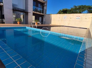 Apartamento · 45m² · 2 Quartos · 1 Vaga · APARTAMENTO TÉRREO COM PISCINA A 500M DO MAR – BALNEÁRIO LEBLON