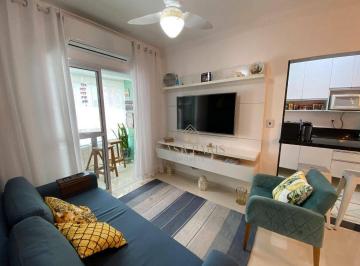 Sala · Apartamento pé na areia com 2 dormitórios à venda, 86 m² por R$ 560.000 - Jardim Real - Praia Grande