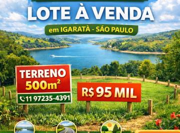 Terreno , Igaratá · Lote pé na água em Igaratá á venda