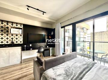 Apartamento de 1 quarto, São Paulo · Studio mobiliado com varanda e vaga em Pinheiros!