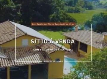 Rural · 11700m² · Sítio à venda no Bom Jardim das Flores, Carmópolis de Minas - MG