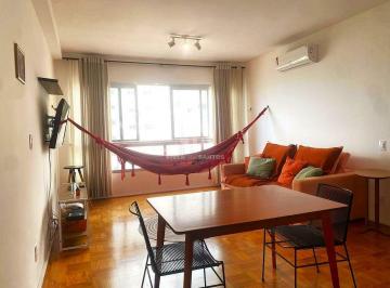 Apartamento · 135m² · 2 Quartos · 1 Vaga · APARTAMENTO 2 QUARTOS REFORMADO NO BOQUEIRAO COM VISTA MAR- SANTOS