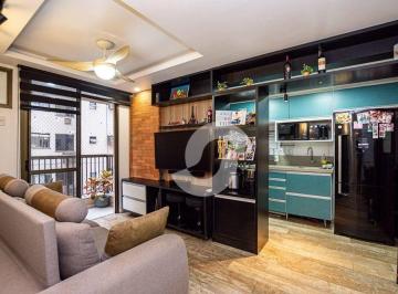 SALA / COZINHA · Apartamento com 2 quartos e vaga, lazer completo, 57 m² por R$ 549.000 - Centro - Niterói/RJ