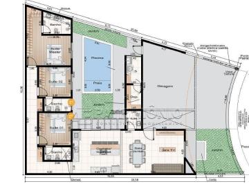 Casa · 255m² · 3 Quartos · CASA TERREA EM CONDOMINIO 3 SUITES - RESERVA IPANEMA 1