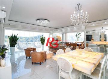 b645bd0b55bdf07bd6c42de879bd48e099fb8b78 · Cobertura com 4 dormitórios à venda, 350 m² por R$ 4.260.000,00 - Marapé - Santos/SP