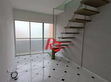 b0c5961705f8922f348ed01fc5a4da6da54f0ed3 · Cobertura com 2 dormitórios à venda, 105 m² por R$ 450.000,00 - José Menino - Santos/SP