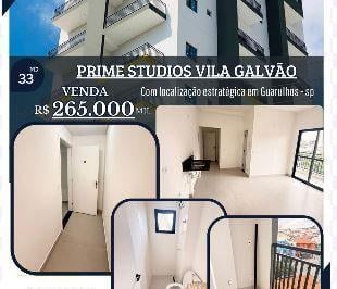 2889a005bf58cd4461b07f99f43ae3cbbbdd88ef · Studio com 1 dormitório à venda, 33 m² por R$ 265.000 - Vila Galvão - Guarulhos/SP