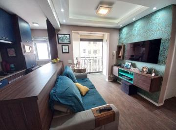 Apartamento · 52m² · 2 Quartos · 1 Vaga · Condomínio Clube Start SBC - Apartamento à venda com 52 m², 2 quartos, varanda e vaga, São Bernardo