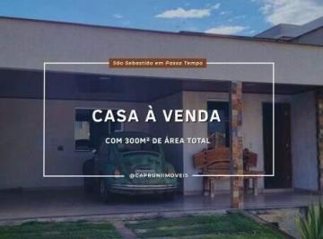 Casa · 129m² · 3 Quartos · 2 Vagas · Vende-se: Casa Moderna no Bairro São Sebastião em Passa Tempo – Pronta para Morar!