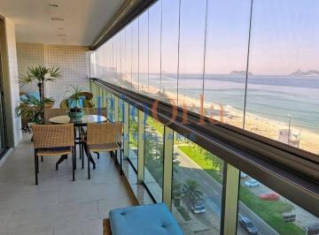 Apartamento · 261m² · 4 Quartos · 3 Vagas · Costa del Sol Frente-Mar | Andar Alto com Suíte Master e Vista Mar.