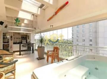 Apartamento · 236m² · 3 Quartos · 4 Vagas · Cobertura com 3 dormitórios e 3 suítes à venda na Chácara Santo Antônio - SP