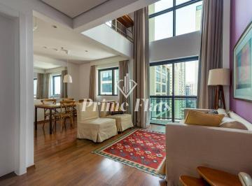 Apartamento · 65m² · 1 Quarto · 2 Vagas · Flat em Moema, São Paulo/SP de 65m² 1 quartos para locação R$ 4.704,00/mes