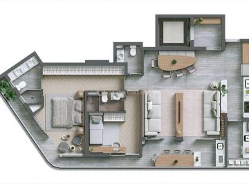 Apartamento · 112m² · 2 Quartos · 2 Vagas · Apartamento em Centro, Barueri/SP de 112m² 2 quartos à venda por R$ 1.500.000,00
