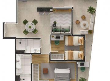 Apartamento · 75m² · 2 Quartos · 1 Vaga · Apartamento em Alphaville Industrial, Barueri/SP de 75m² 2 quartos à venda por R$ 1.420.000,00