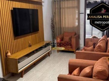 Sala  · Sobrado com 2 dormitórios à venda, 104 m² por R$ 430.000,00 - Paulicéia - São Bernardo do Campo/SP