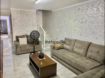 Sala · Sobrado com 3 dormitórios à venda, 185 m² por R$ 550.000,00 - Jardim Utinga - Santo André/SP