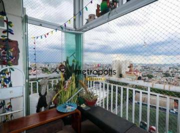 Varanda · Apartamento com 3 dormitórios para alugar, 97 m² por R$ 8.533,00/mês - Boa Vista - São Caetano do Su