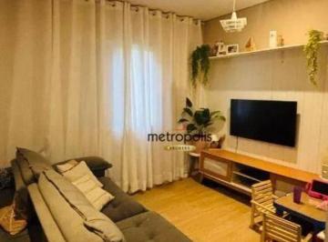 Sala · Apartamento Garden com 2 dormitórios à venda, 69 m² por R$ 440.000,00 - Vila Planalto - São Bernardo