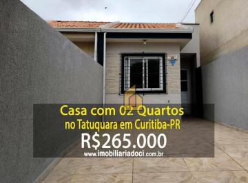 0cc5537ab9d269858892a2d699190f496fbe495f · Casa com 02 Quartos no Tatuquara em Curitiba-PR - A venda por R$265.000,00